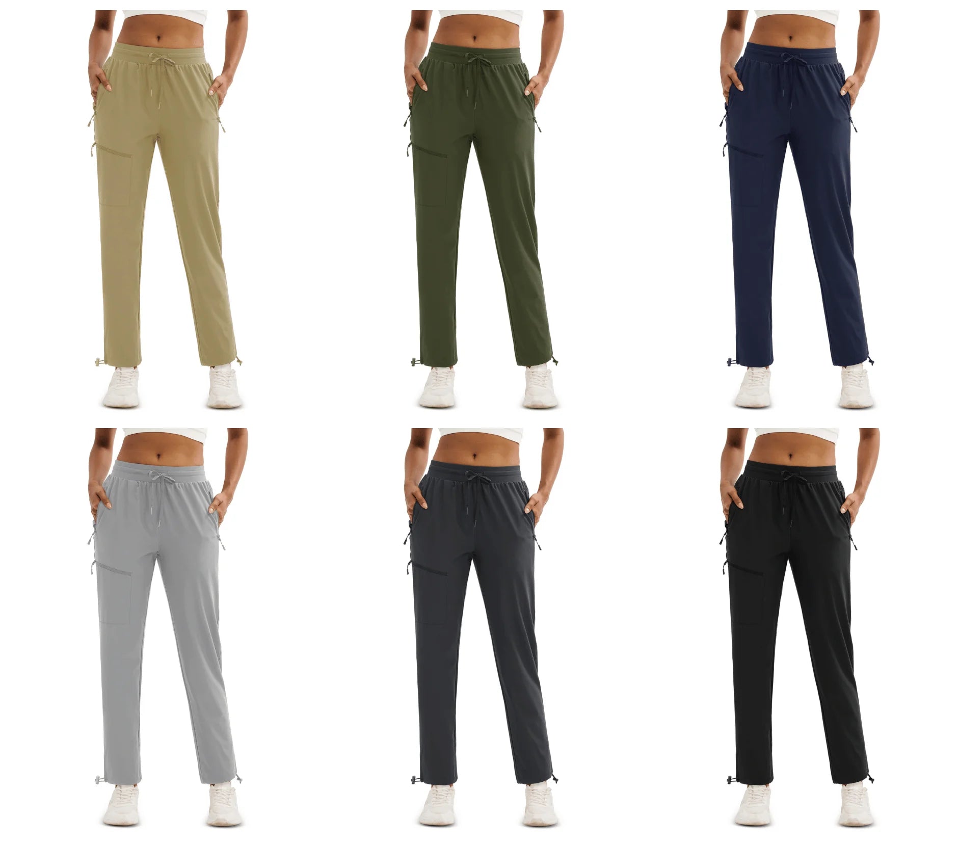 UPF50+ Quick Dry Cargo Pants Womens Outdoor Hiking 4 Pockets Sweatpant Breathable Waterproof UV Protection Trousers The Clothing Company Sydney