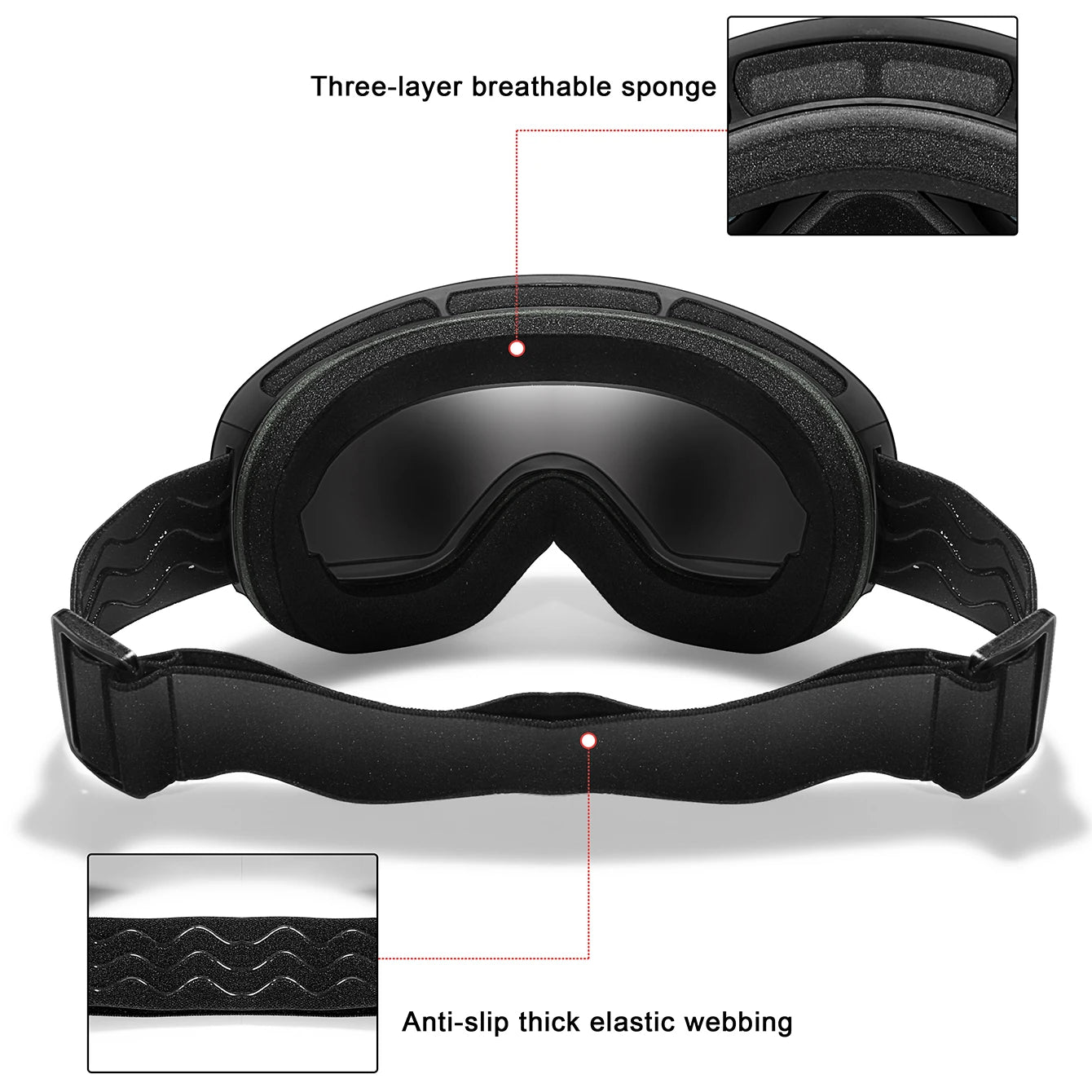 Sports Ski Anti-fog Snow Goggles The Clothing Company Sydney