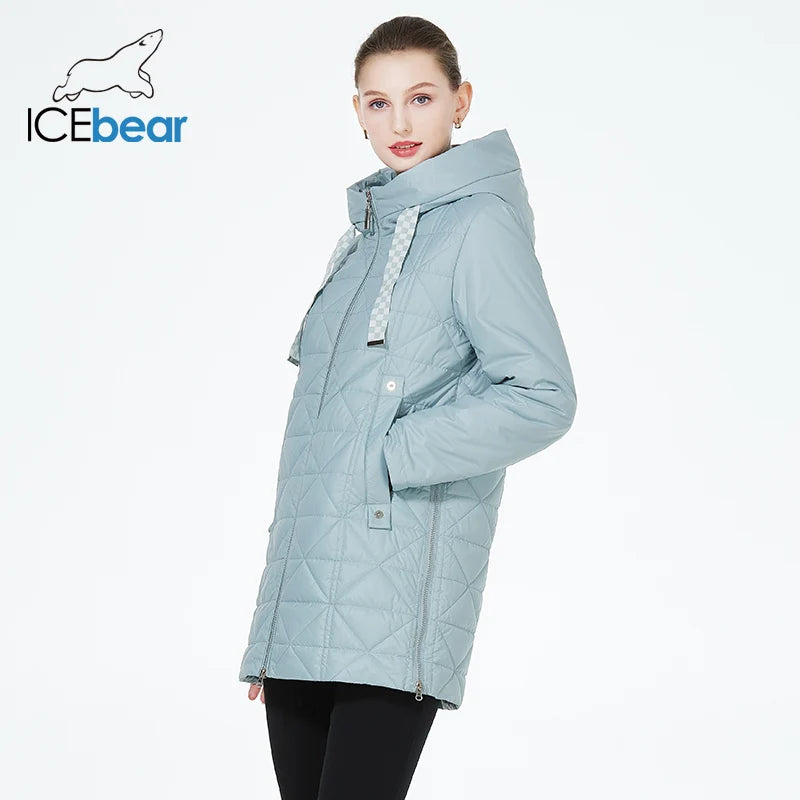 Women's Padded Coat Autumn Mid-Length Loose Parka Light Cotton Quilted Jacket - The Clothing Company Sydney