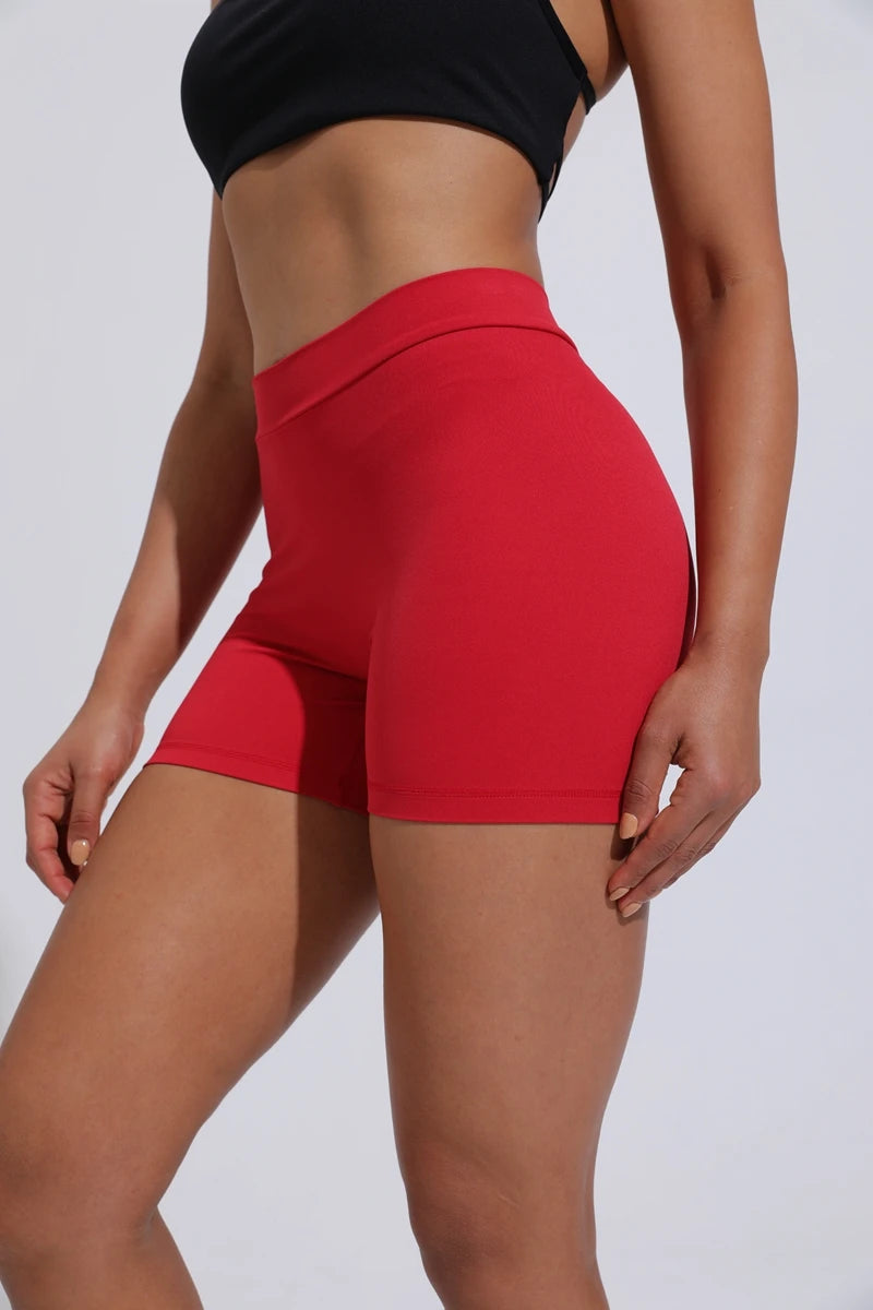 V-Back shorts High waist yoga women's training sports fitness pants Activewear Short - The Clothing Company Sydney