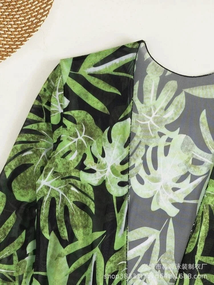 3 Piece Summer Print Swimsuits Tankini Sets Swimwear Beach Wear Bathing Suits Pool Women's Swimming Suit - The Clothing Company Sydney