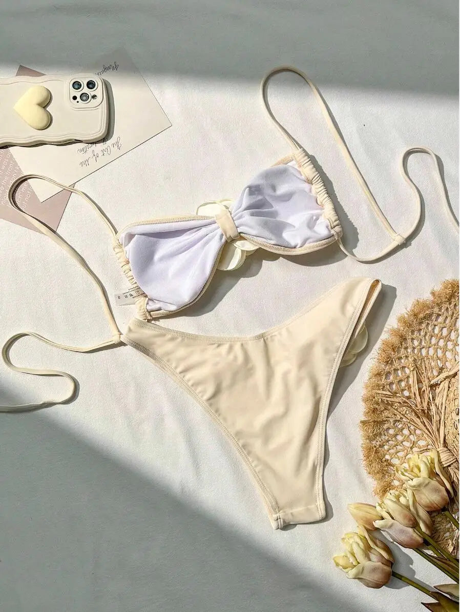 Women's Swimwear 2 Piece Swimsuit Swimming Bathing Suits Brazilian Bikini Set Beachwear Pool Bather