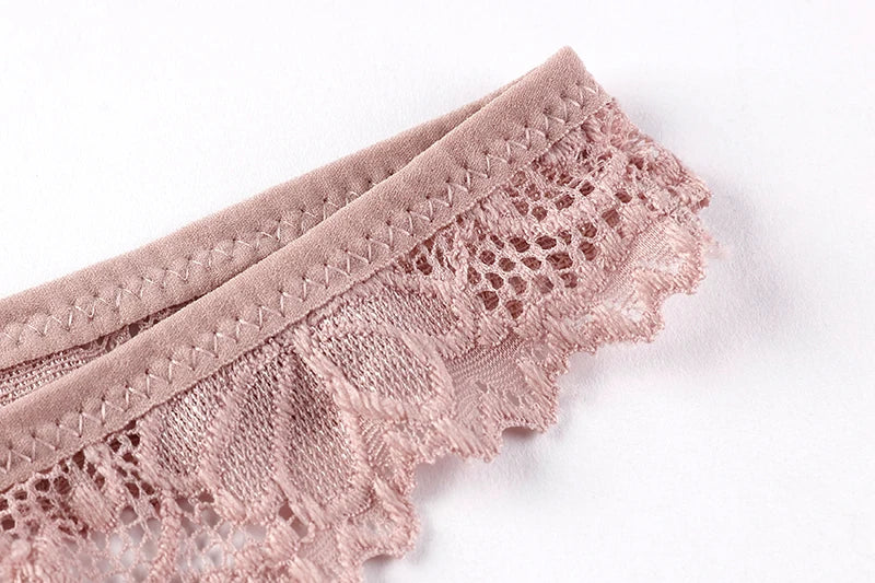 Lace Thong Women's Lace Low Waist Panties Transparent Underwear Ladies Briefs Panty Underwear Lingerie - The Clothing Company Sydney