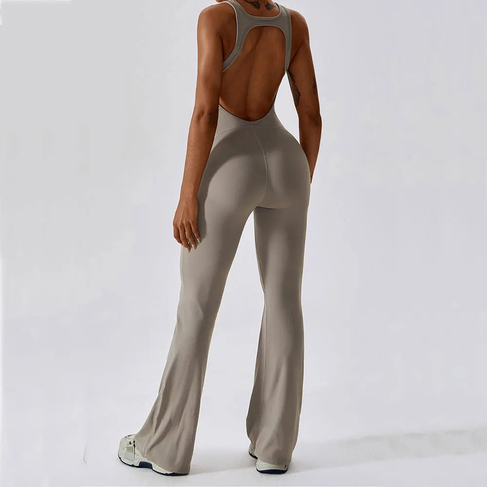 One Piece Yoga Jumpsuit Outfit Fitness Bodysuit Workout Clothes Sportwear Women's Buttock lifting Set Activewear The Clothing Company Sydney