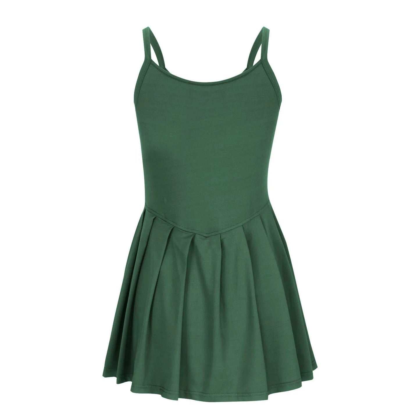 Women'S Fashionable Sleeveless Casual Sports Short Strap Dress Elegant Dress - The Clothing Company Sydney
