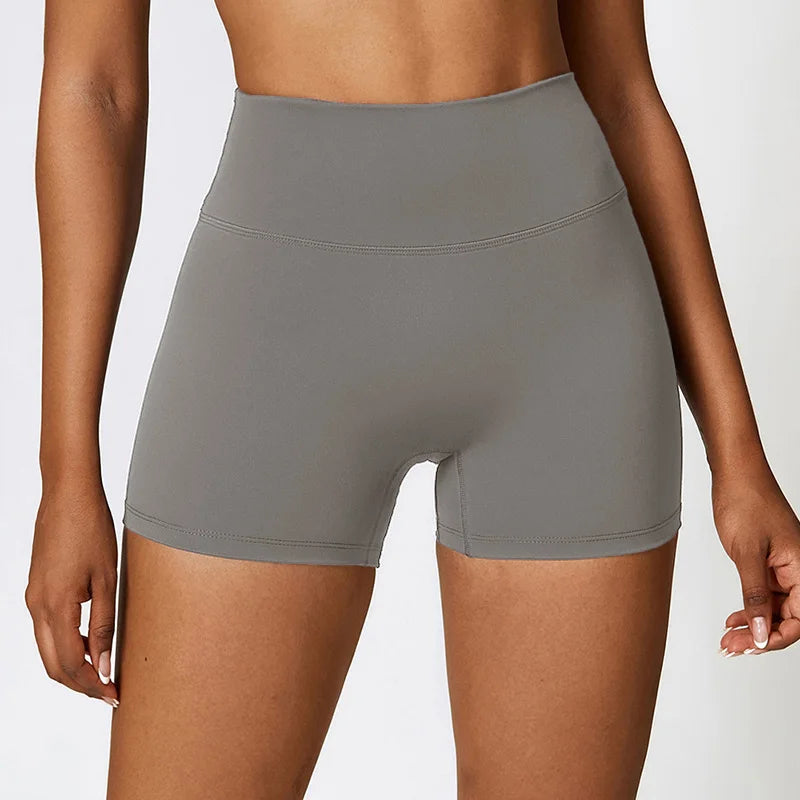 Women's sports High waist fitness running cycling quick dry Breathable Yoga Shorts - The Clothing Company Sydney