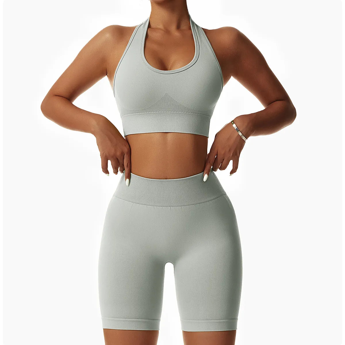 Summer Comfortable Seamless High Waist Yoga Shorts Gym Elasticity Hip Lift Pants Running Cycling Sports Shorts The Clothing Company Sydney