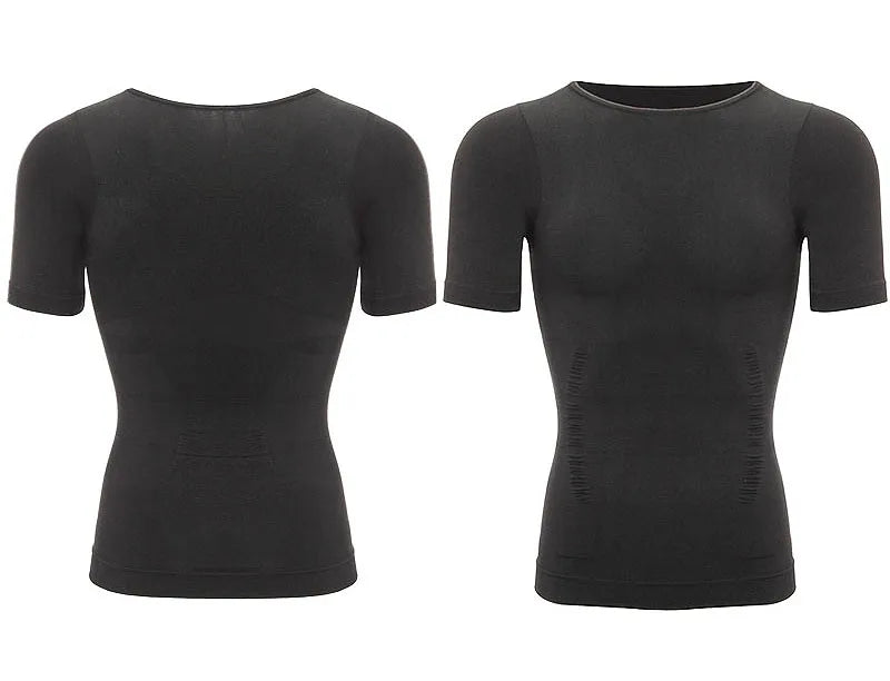 Men's Body Shaper Vest Shirt Abs Gym Workout Compression Tank Top Sleeveless Shapewear - The Clothing Company Sydney