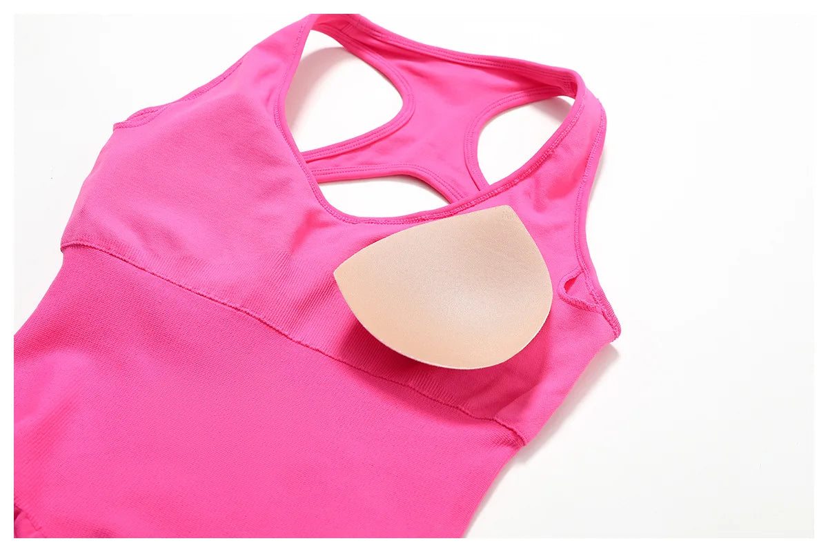 Seamless Gym Sport Jumpsuit Women Sportswear Hollow Backless Scrunch Fitness Overalls Push Up One Pieces Outfit Yoga Wear The Clothing Company Sydney