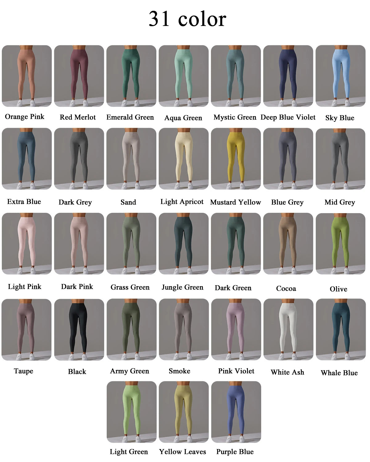 High Waist Body Hugging Naked Feeling Leggings Women Fitness Running Yoga Leggings Pants Energy Gym Tight Leggings Casual Workout Leggings The Clothing Company Sydney