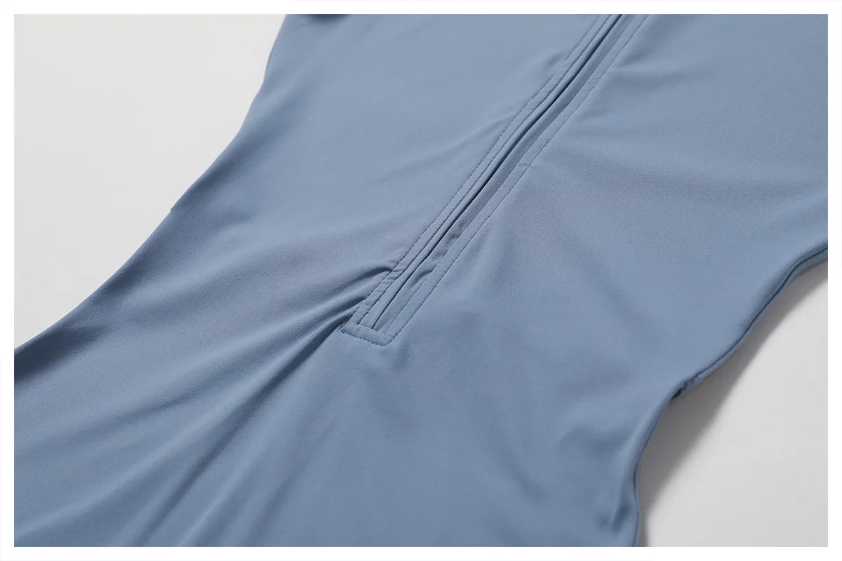 One Piece Jumpsuit Summer Short Sleeve Zipper Sports Wear Gym Fitness Bodysuits Women Dance Running Workout Clothes Yoga Suit The Clothing Company Sydney
