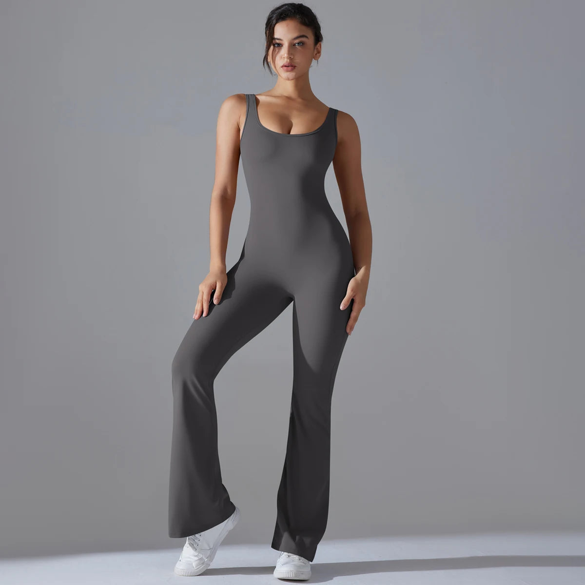V Back Jumpsuit Gym Set Women Training Yoga Suit Sportswear Sports Fitness Rompers Stretch Workout Bodysuits The Clothing Company Sydney