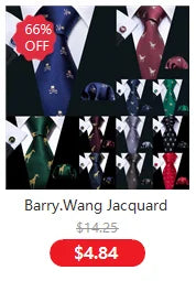 Men's Business Red Striped Silk Tie Hanky Cufflinks Wedding Party Casual Necktie Set - The Clothing Company Sydney