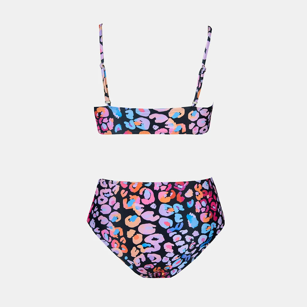 2 Piece High Waist Swimsuit Bikini Set The Clothing Company Sydney