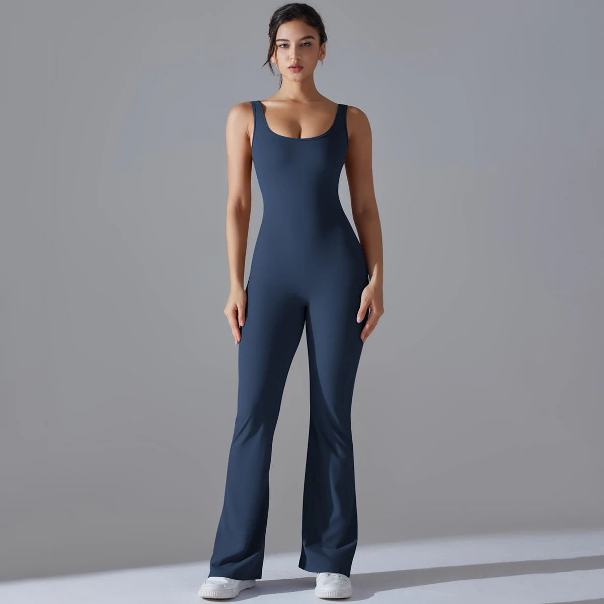 V Back Jumpsuit Gym Set Women Training Yoga Suit Sportswear Sports Fitness Rompers Stretch Workout Bodysuits The Clothing Company Sydney