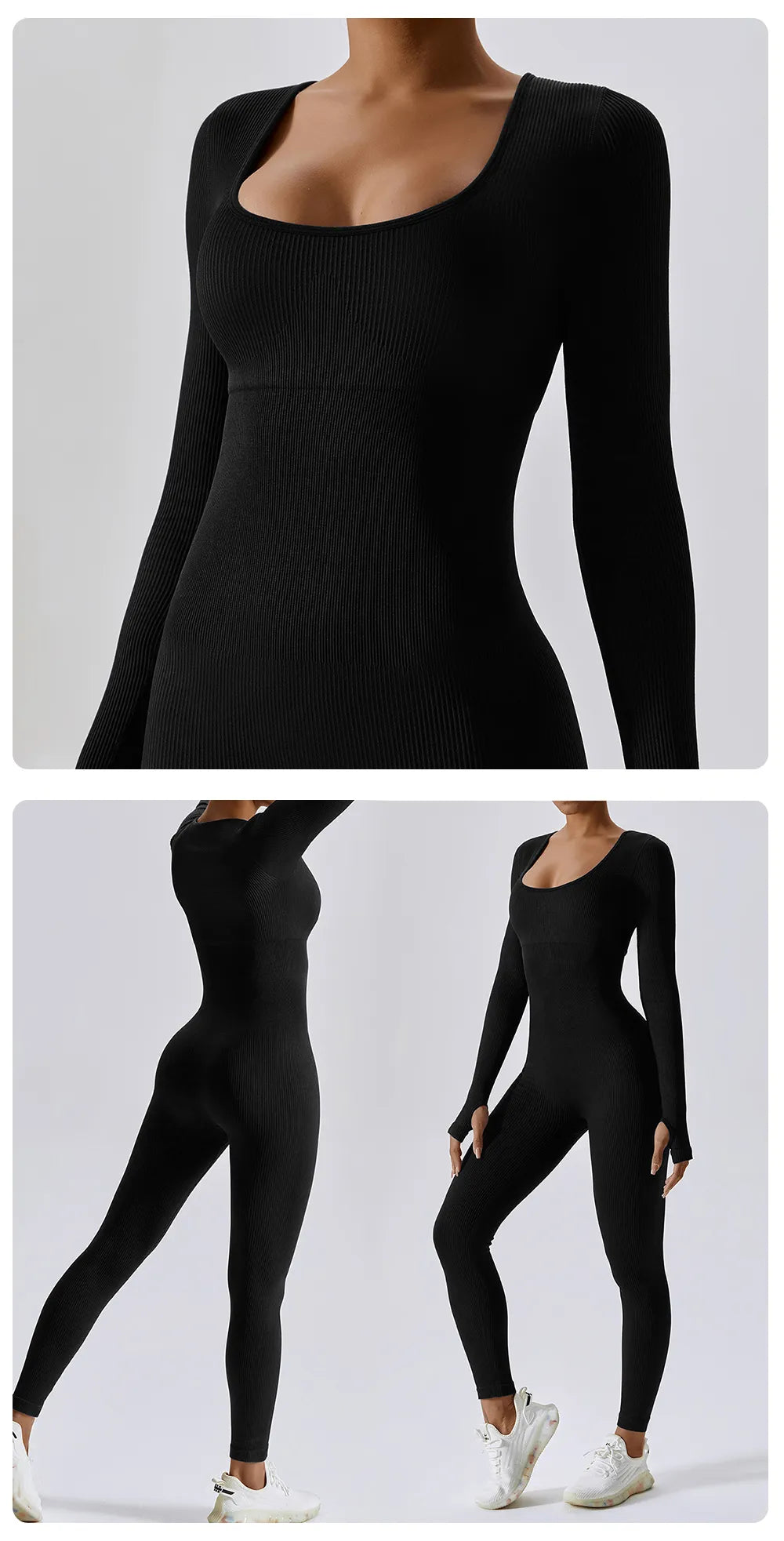 Women's tracksuit Yoga Set Yoga Jumpsuits One Piece Workout Long Sleeve Rompers Sportswear Gym Set Workout Clothes The Clothing Company Sydney