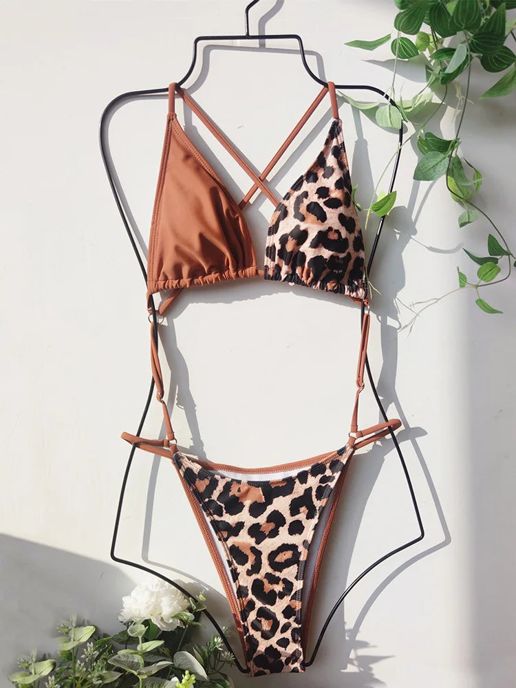 Extreme Mini Micro String Women Swimwear One Piece Swimsuit Female Cross Backless Monokini High Cut Bathing Suit The Clothing Company Sydney