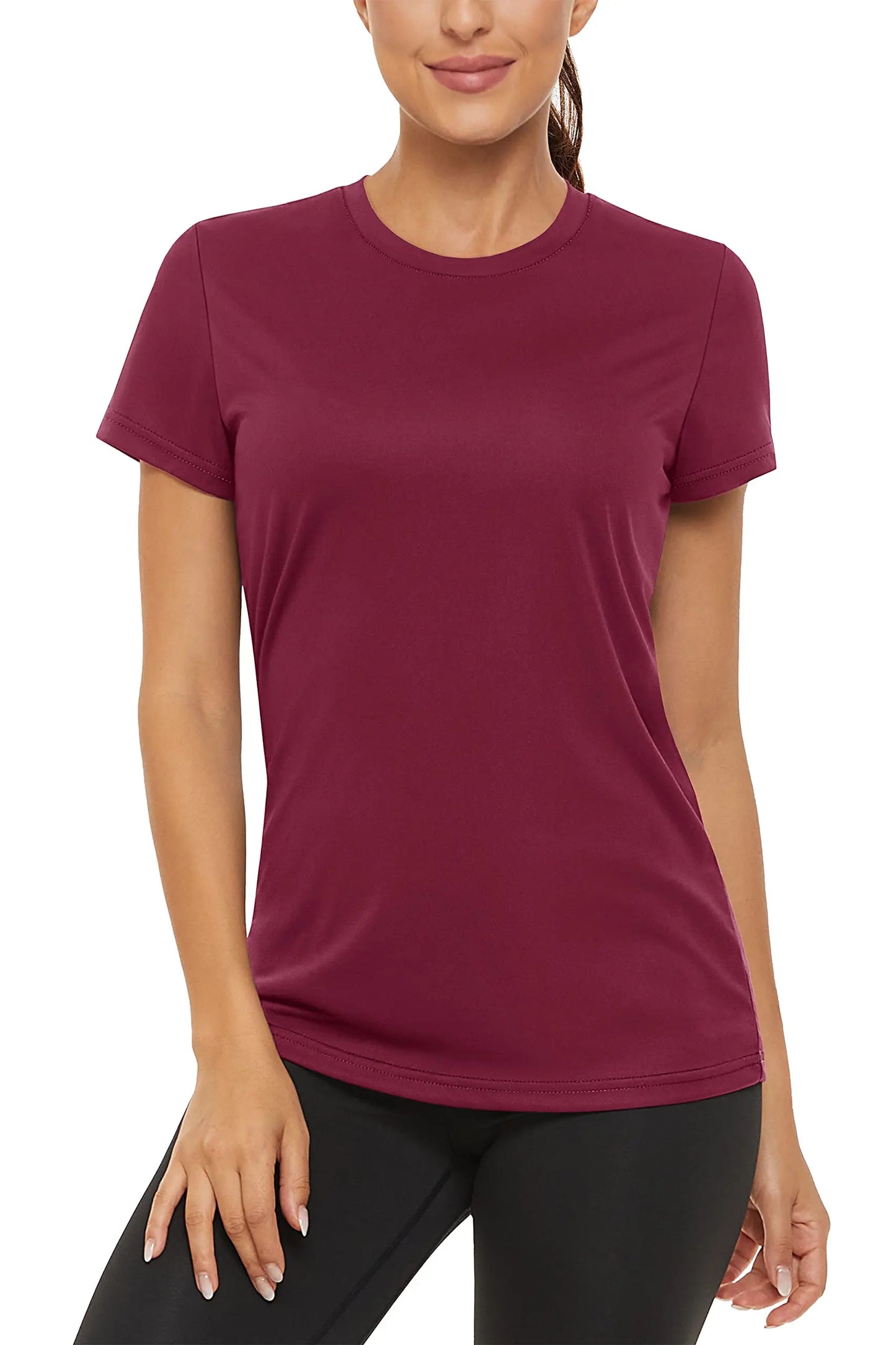 Summer Casual T-shirts UPF 50+ Quick Dry Womens Skin Sun Protection T-shirt Outdoor Running Swim Athletic T shirts Tops - The Clothing Company Sydney