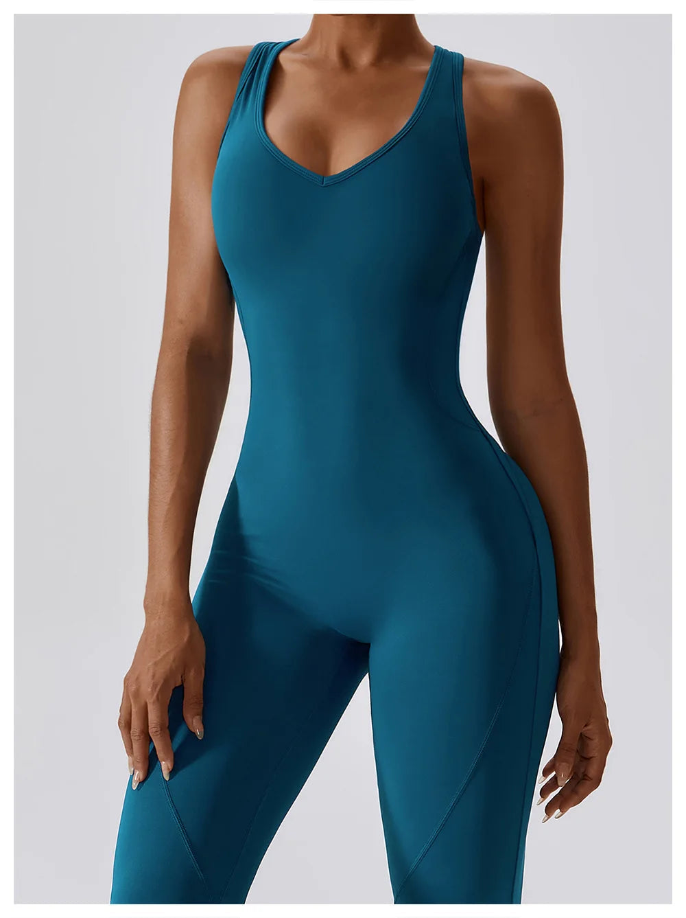 One Piece Yoga Jumpsuit Outfit Fitness Bodysuit Workout Clothes Sportwear Women's Buttock lifting Set Activewear The Clothing Company Sydney
