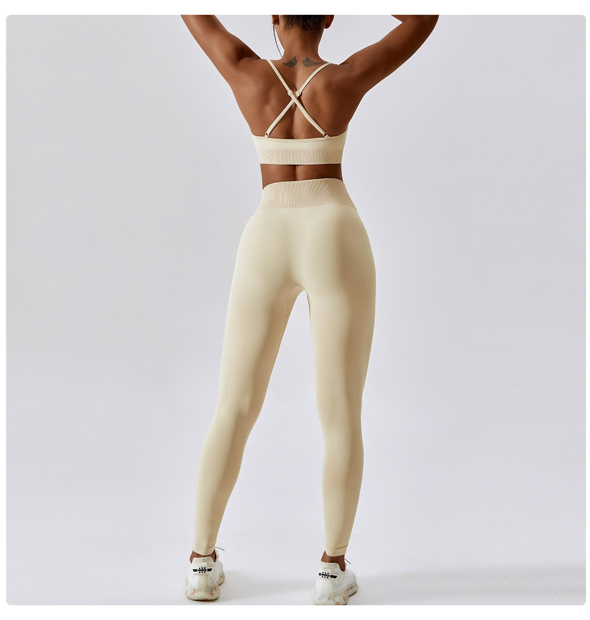 Seamless Athletic Wear Women Yoga Set 2 Piece Workout Tracksuit Sport Bra Gym Suits Fitness High Waist Running Leggings Sports Sets The Clothing Company Sydney