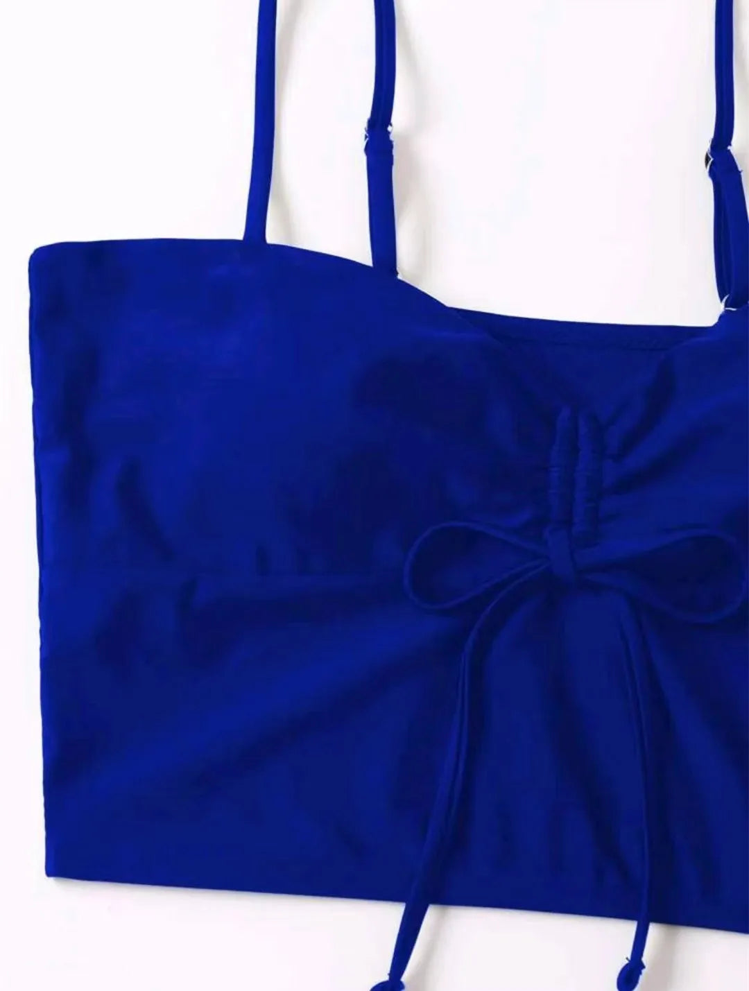 2 Piece Drawstring Front Shorts Bikinis High Waist Swimsuit Women Swimwear Bathers Bathing Swimming Swim Suit Beachwear - The Clothing Company Sydney