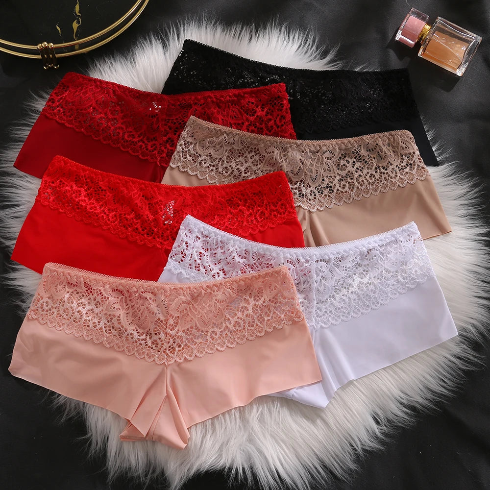 Women's Boxers Lace Panties Perpective Seamless Underwear Elasticity Breathable Shorts Lingerie The Clothing Company Sydney
