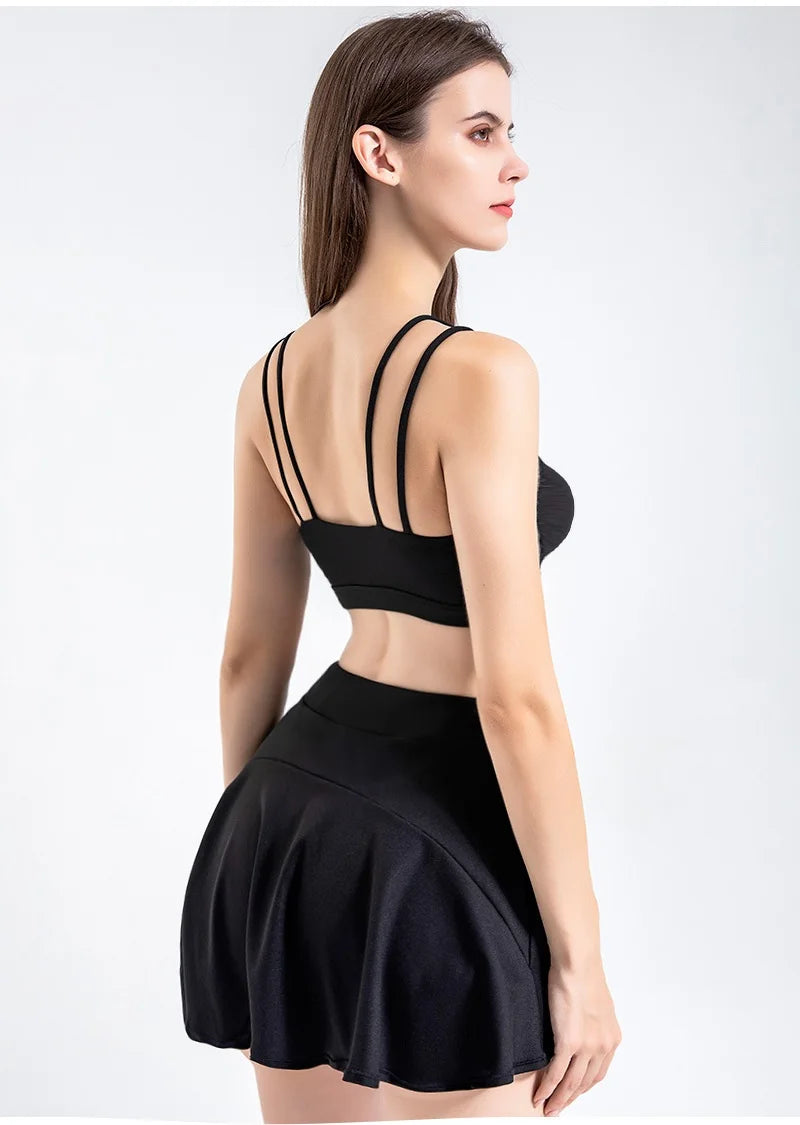 Cloud Hide Safe Tennis Skirts Gym Golf Running Pleated Pantskirt Women Sports Fitness Shorts Pocket High Waist Skort Skirt The Clothing Company Sydney