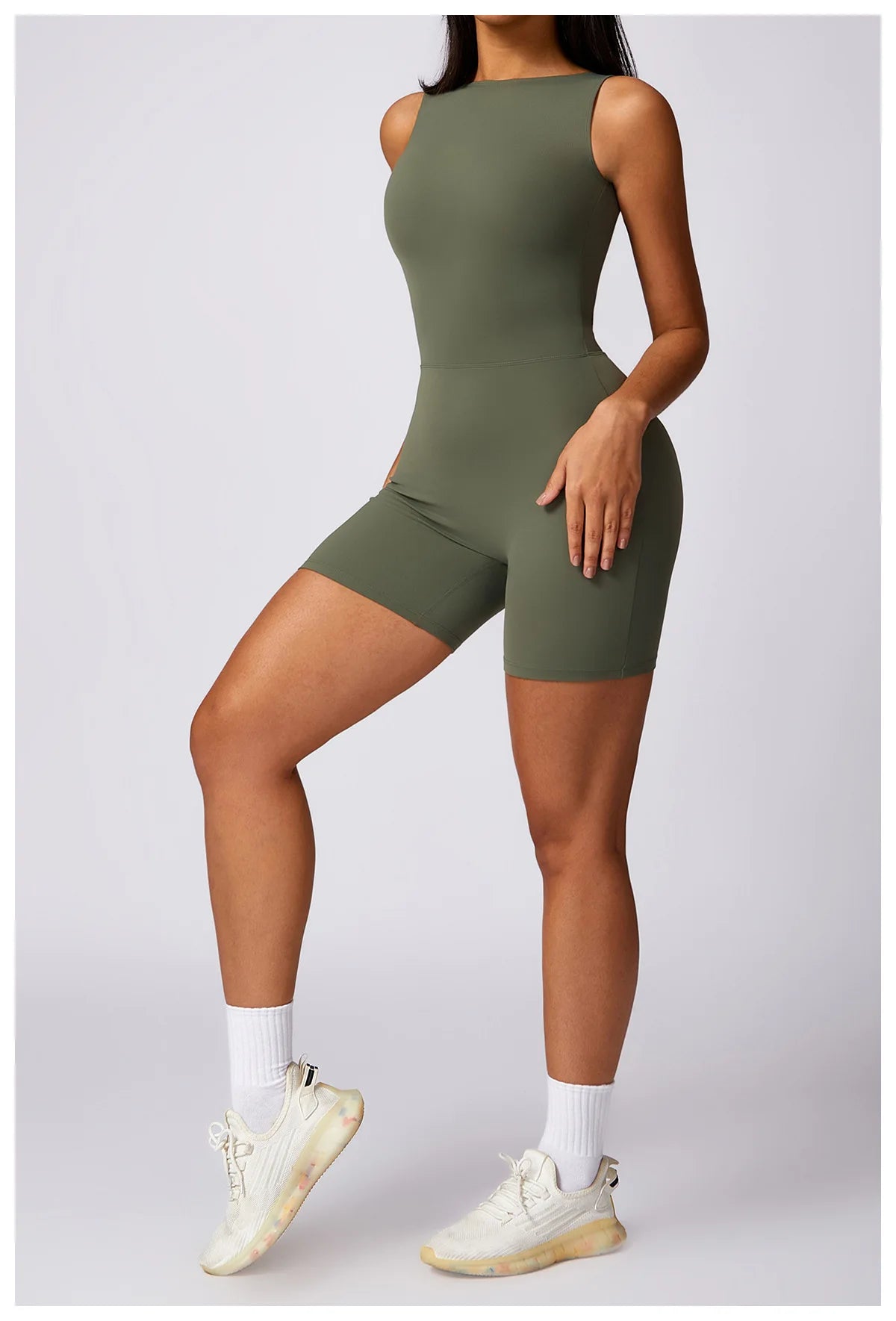 Women Clothes Training Yoga Sportswear Sports Jumpsuit Fitness Rompers Female Push Up Workout Bodysuits Playsuit Set - The Clothing Company Sydney