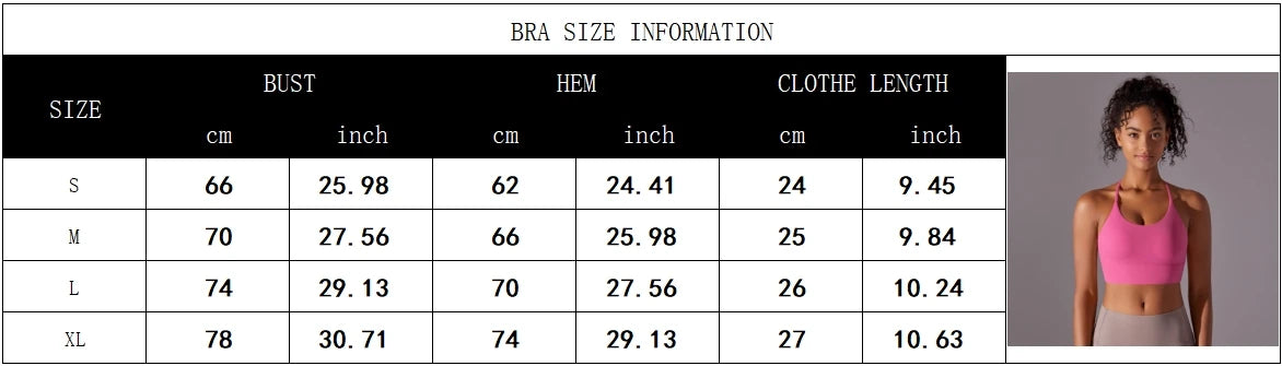 Sports Bra Soft Backless Women Fitness Bra Tights Yoga Vest High Strength Shockproof Gym Sports Top Push Up With Chest Pad - The Clothing Company Sydney