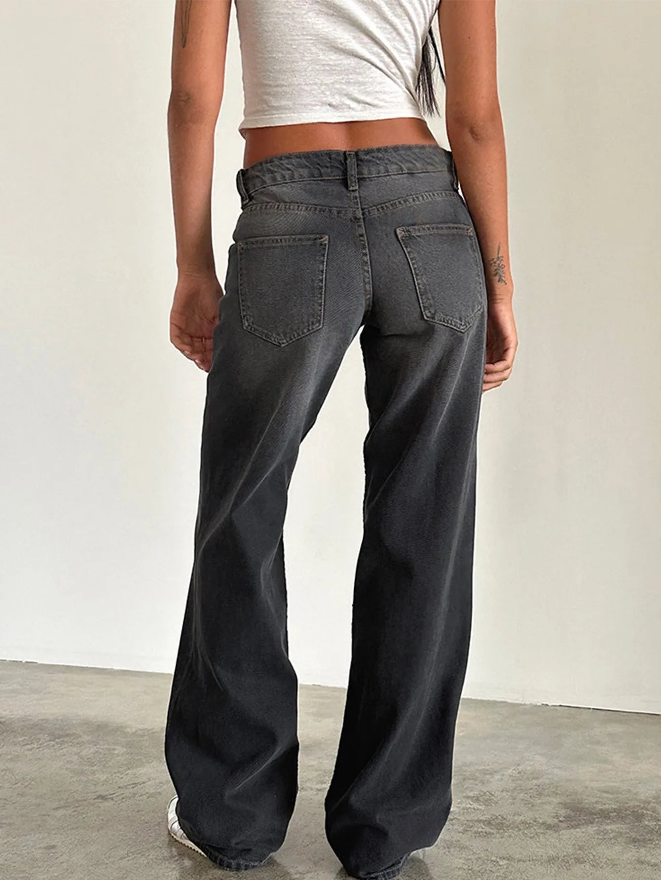 Y2K High Waist Baggy Jeans Women's Fashion Loose Denim Wide Leg Pants Casual Female Clothing The Clothing Company Sydney