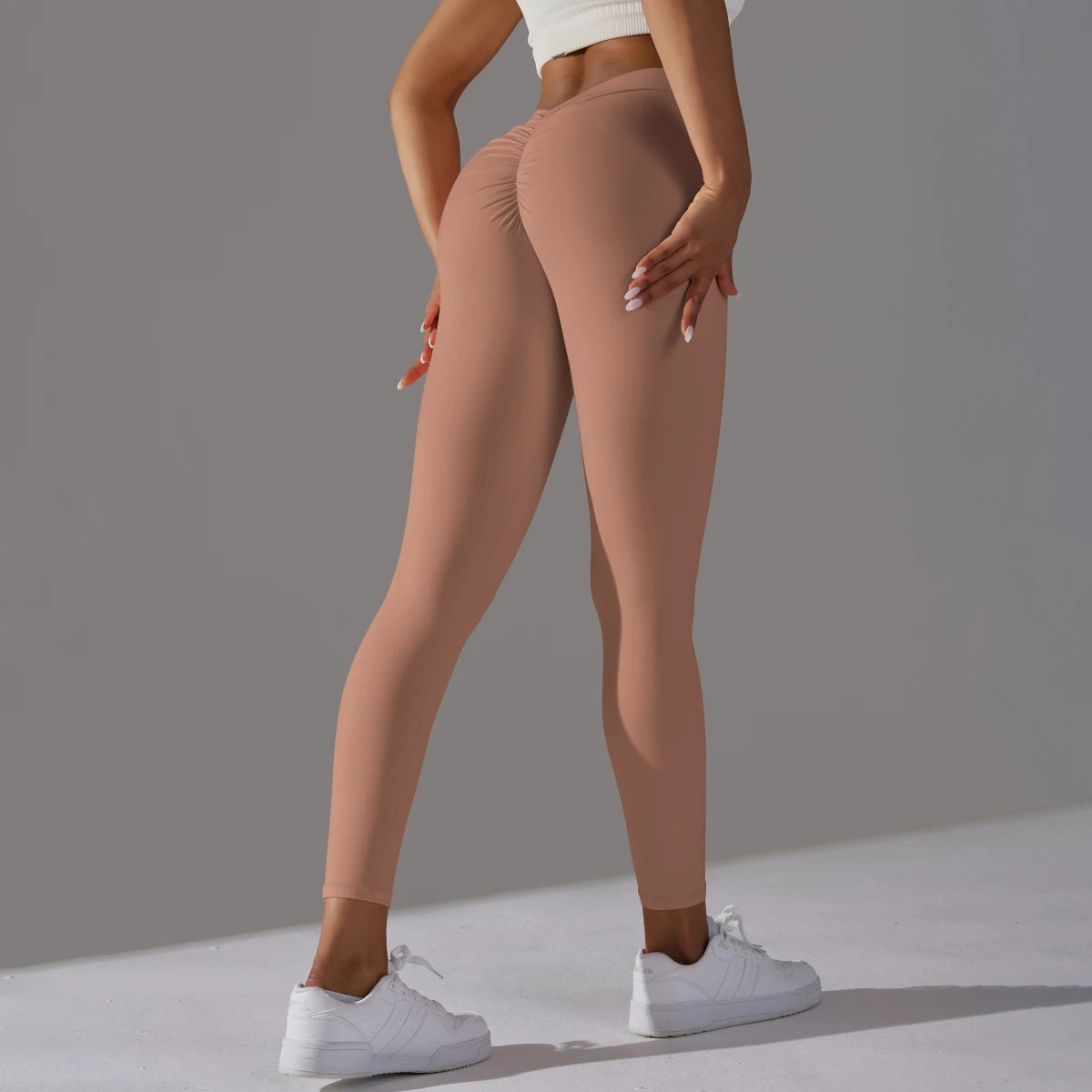 V Shape Waist Push Up Women's Fitness Yoga Pants Workout Tights Gym Leggings - The Clothing Company Sydney