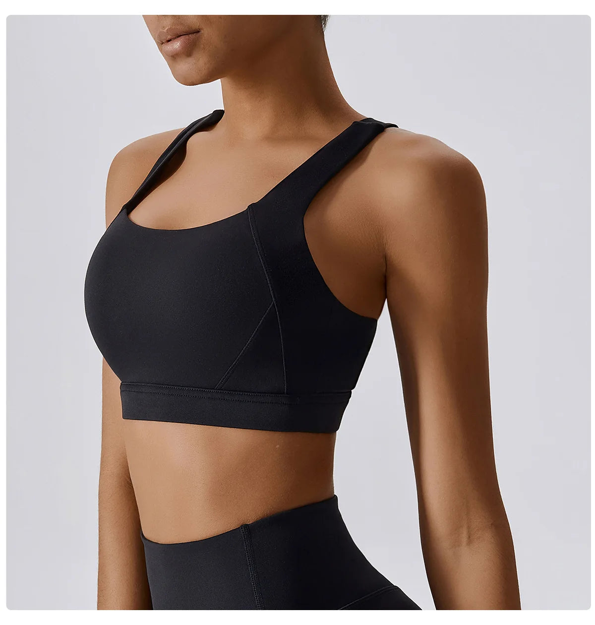 Crossed Shoulder Strap Yoga Bra Chest Pad Running Sports Bra Gym Top Women Stretch Pull Up Underwear Vest Fitness Tank Top The Clothing Company Sydney