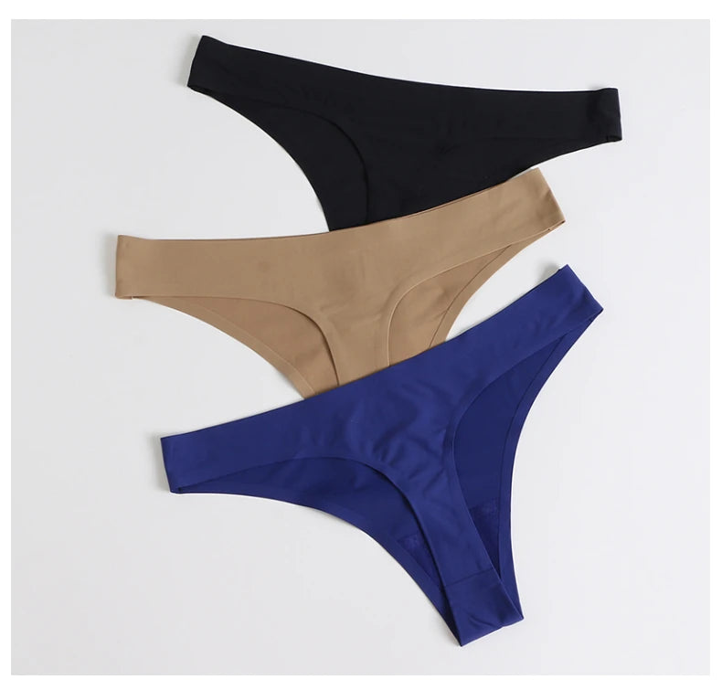 Seamless Thongs Women's Panties Underwear Sports G-String Cozy Lingerie Underpants Tanga T-Back - The Clothing Company Sydney