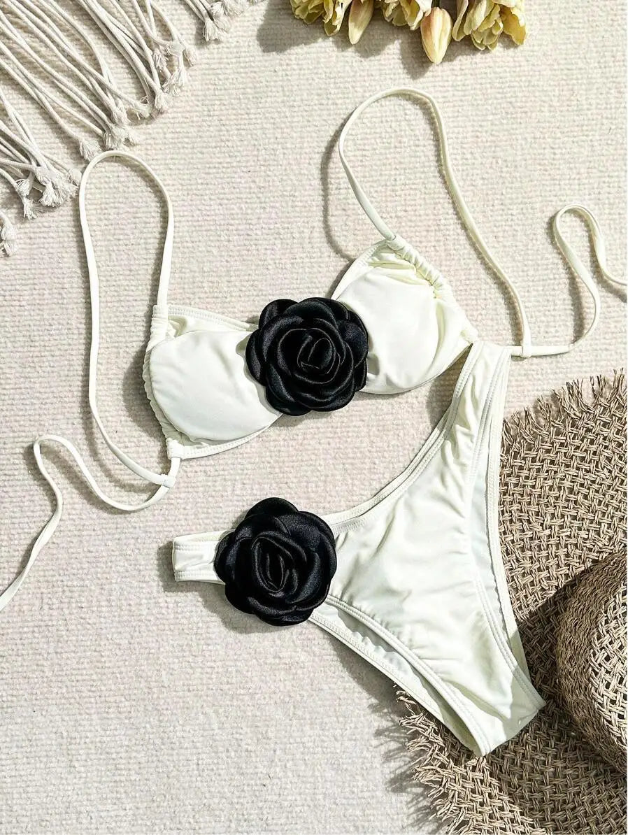 Women's Swimwear 2 Piece Swimsuit Swimming Bathing Suits Brazilian Bikini Set Beachwear Pool Bather - The Clothing Company Sydney