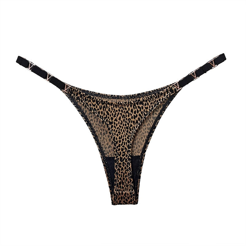 Women's Underwear Briefs Seamless Panties Zebra Flower Low Rise Luxury Metal Buckle G String Bikini Girls Female Panties Thong The Clothing Company Sydney