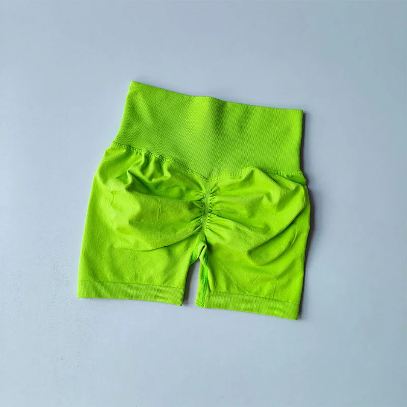 Women's Sports Shorts High Waist Running Yoga Fitness Activewear Shorts - The Clothing Company Sydney