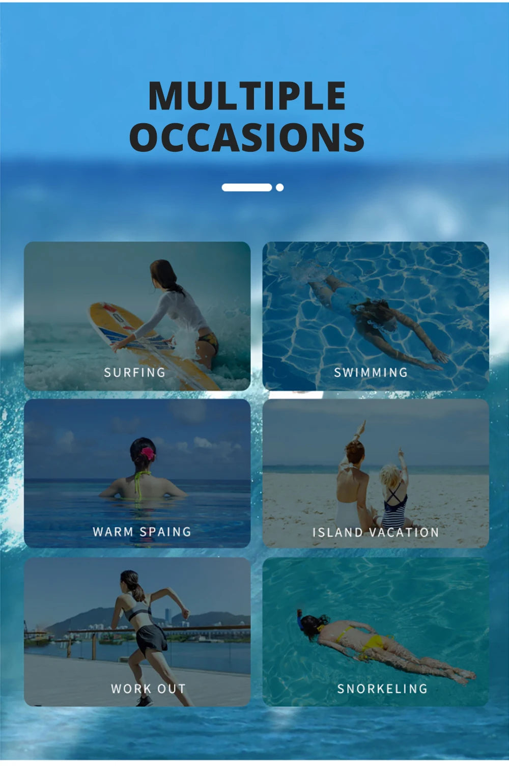 Women's Swimwear One piece Thin Diving Suit Long Sleeve Full Body Surfing Snorkelling Beach Wear Sunscreen Swimsuit - The Clothing Company Sydney