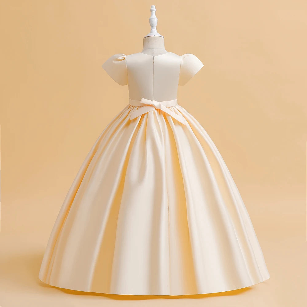 Elegant Bridesmaid Dresses For Girls Wedding Party Gown White Communion Ceremony Long Evening Dress Kids Summer Clothes - The Clothing Company Sydney