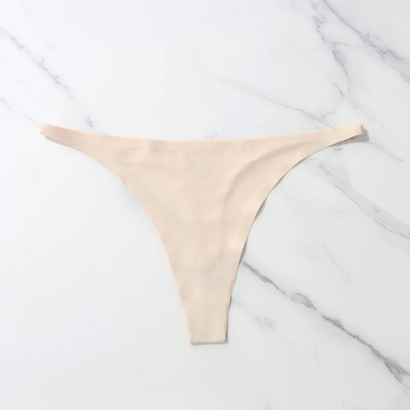 Ice Silk Seamless Panties For Women Soft Thin Band Thongs Woman Satin Underwear Female Bikini Panties G String The Clothing Company Sydney
