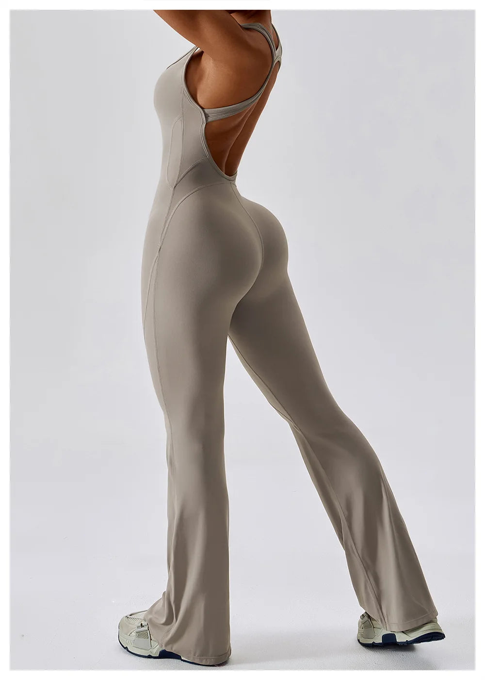 One Piece Yoga Jumpsuit Outfit Fitness Bodysuit Workout Clothes Sportwear Women's Buttock lifting Set Activewear The Clothing Company Sydney