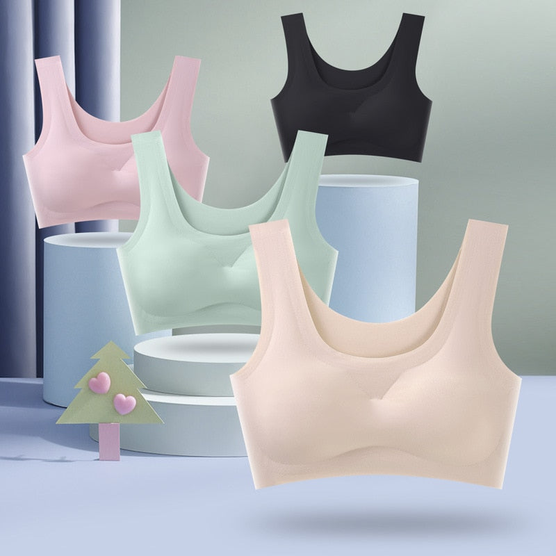 Ice Silk Bras Push Up Sports Bralette Emulsion Pad Sleep Bralette Lingerie Underwear The Clothing Company Sydney