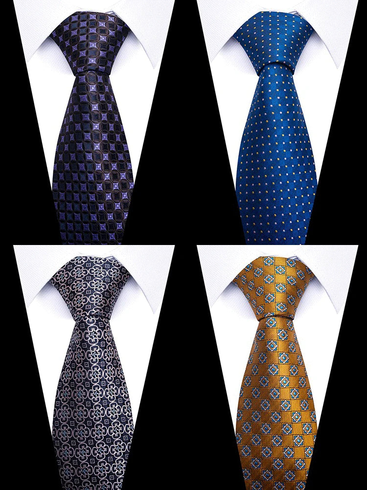 Men's Woven 8 cm Necktie Wedding Accessories Party Office Wear The Clothing Company Sydney