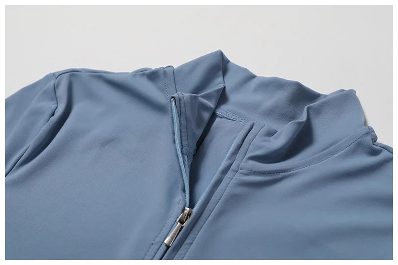 Yoga Jumpsuit Women Zipper Short Sleeve one piece Gym suit Fitness Set Workout Romper Elastic Sportswear - The Clothing Company Sydney