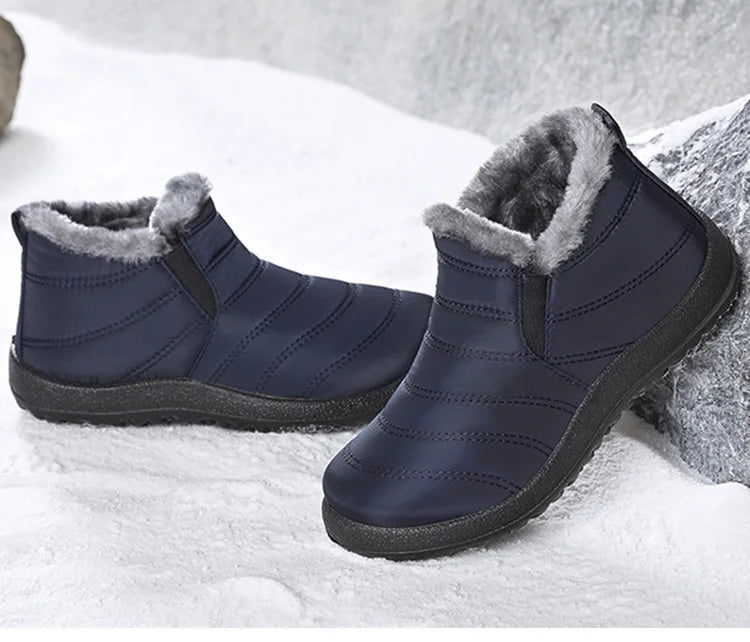 Men's Winter Snow Slip On Anke High Boots The Clothing Company Sydney