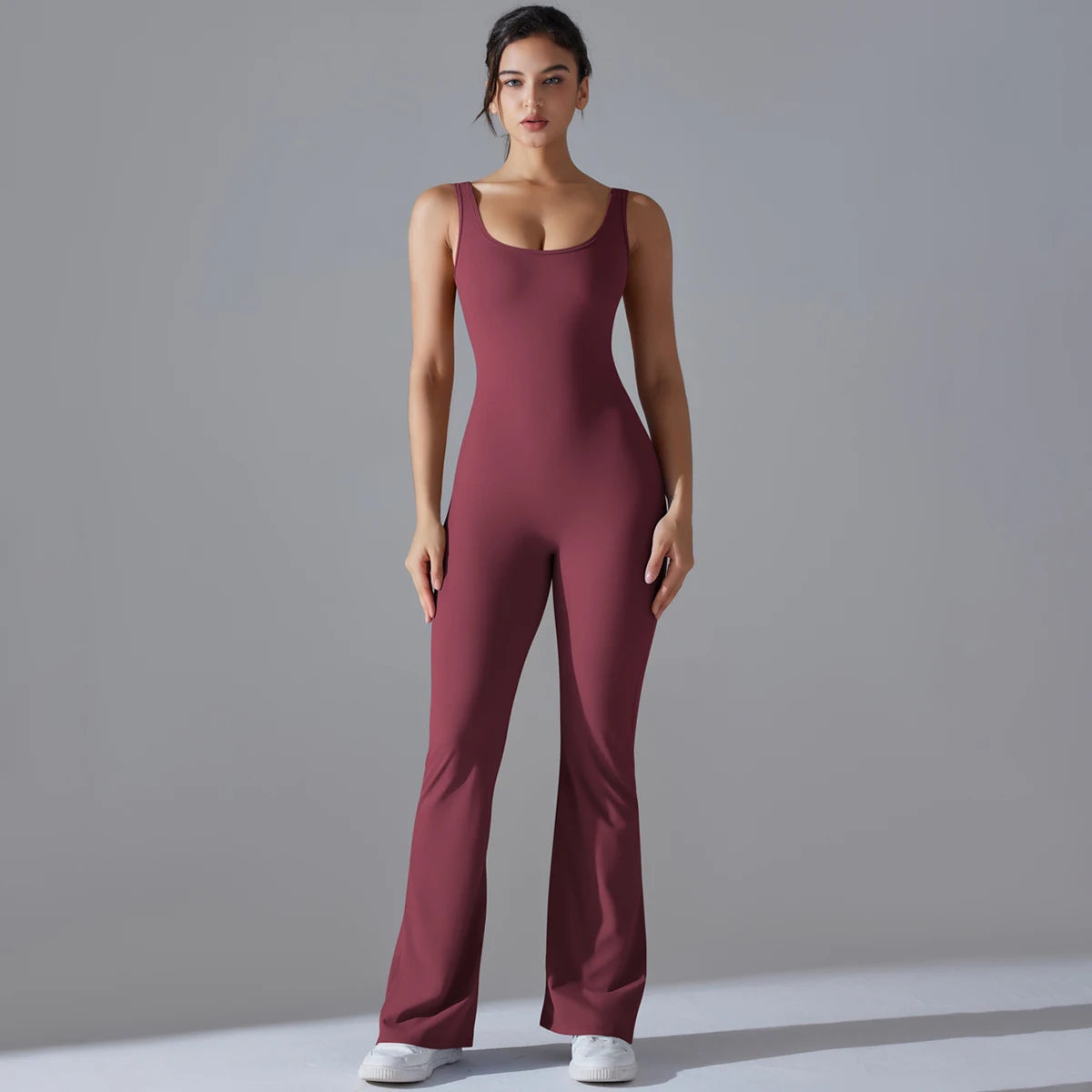 V Back Jumpsuit Gym Set Women Training Yoga Suit Sportswear Sports Fitness Rompers Stretch Workout Bodysuits The Clothing Company Sydney