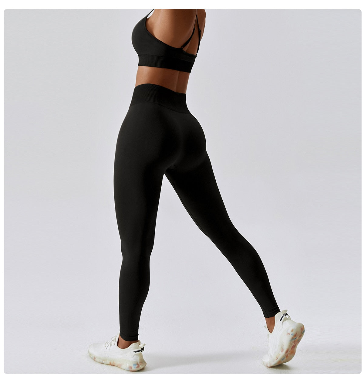 Seamless Athletic Wear Women Yoga Set 2 Piece Workout Tracksuit Sport Bra Gym Suits Fitness High Waist Running Leggings Sports Sets The Clothing Company Sydney