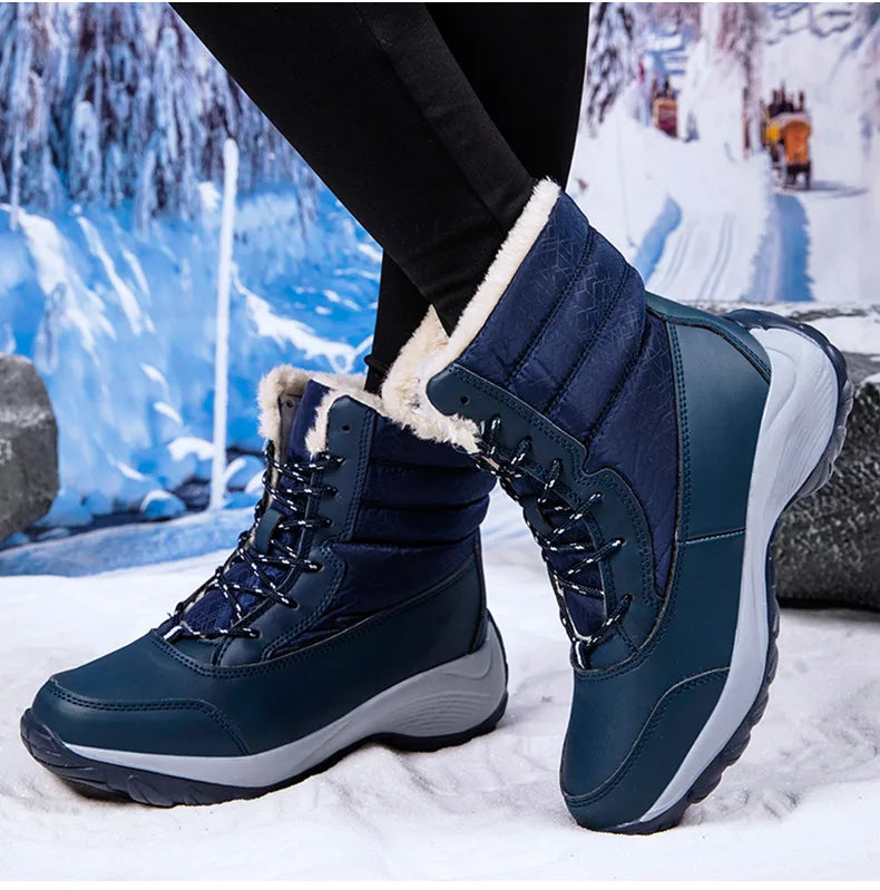 Women's Fur Winter Snow Ankle Boots The Clothing Company Sydney