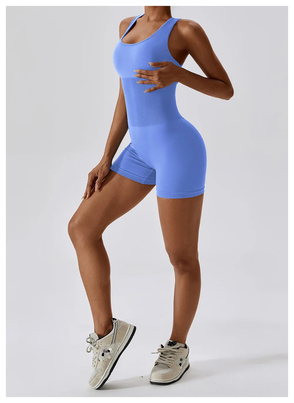 Yoga Set Seamless Gym Clothing Jumpsuit Fitness Sports Suits Workout Outfits For Women One Piece Set Sportswear - The Clothing Company Sydney