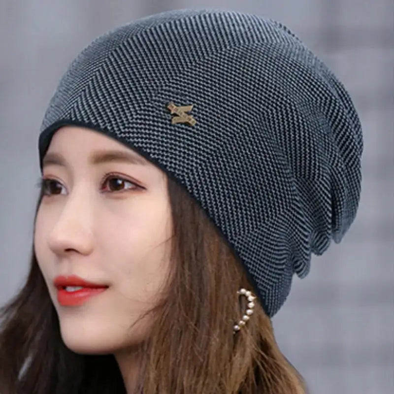 Unisex Warm Winter Hat Fashion Men & Women Thick Knitted Hat Outdoor Sports Ski Beanie Hats - The Clothing Company Sydney