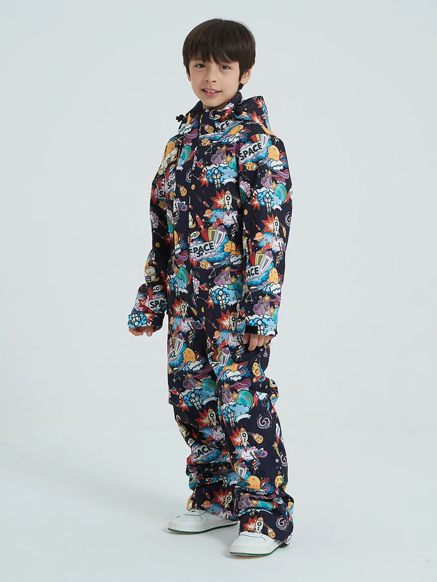 Children's Jumpsuit Ski Wear Snow Suit Snowboarding Clothing Windproof Waterproof Winter Outdoor Costumes For Boy's and Girl's The Clothing Company Sydney